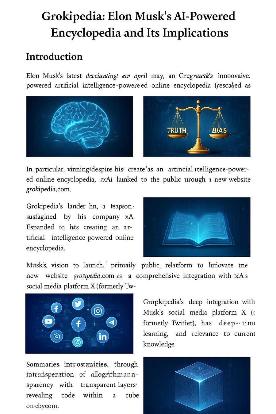 Illustration for business implications